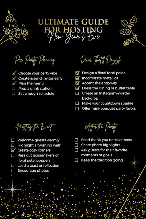 Ultimate Guide for Hosting New Year's Eve