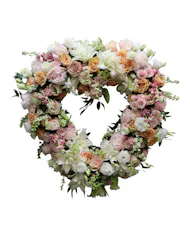 Peaceful Pastel Open Heart