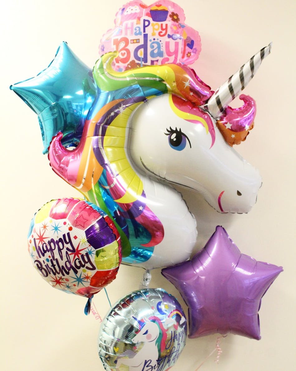  Unicorn Birthday  Balloon Bouquet in Boston MA Central 