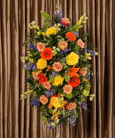 Glowing Tribute Standing Spray, Boston, MA