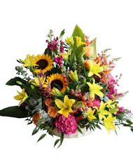 Summer Garden Funeral Basket