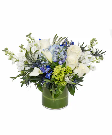 Blue & White Medium Centerpiece In Boston, MA! 