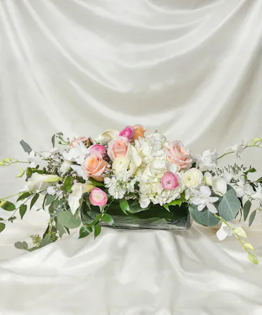 Long & Low Rectangular Centerpiece in Boston, MA 