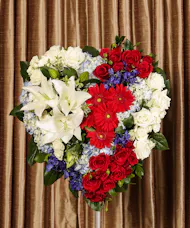 Patriotic Solid Heart