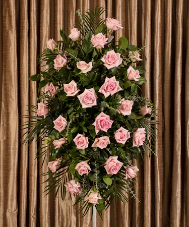 Pink Rose Standing Spray