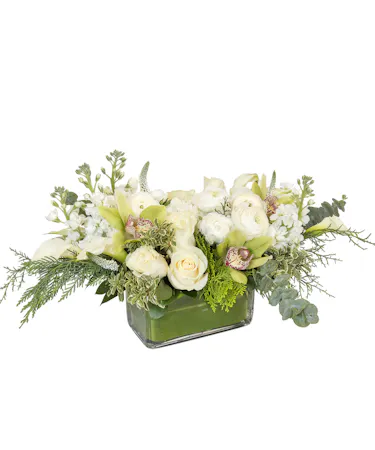 Winter White Centerpiece in Boston, MA
