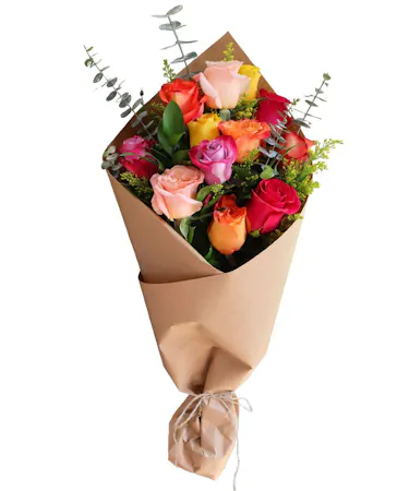 Curbside Pick Up Long Stem Rose Bunch in Boston, MA