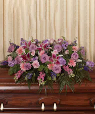 Soft Colored Half Casket Cover