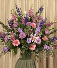 Soft Colored Funeral Basket