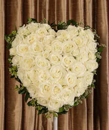 White Rose Heart